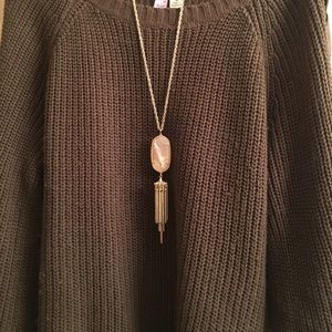 Gold KS necklace